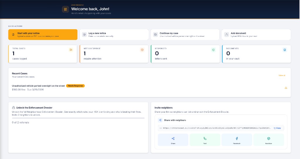 Case Manager workflow from intake to response